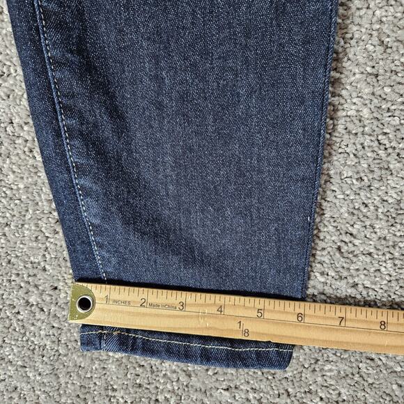 Judy Blue Jeans Womens 5 27 Dark Blue Mom Jean Fit Tapered Stretch High Rise - Picture 12 of 12